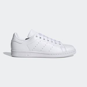 ALL WHITE LEATHER STAN SMITHS SNEAKERS